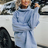 Coffee Shop Meetup Sweater In Airy Blue Image - 1
