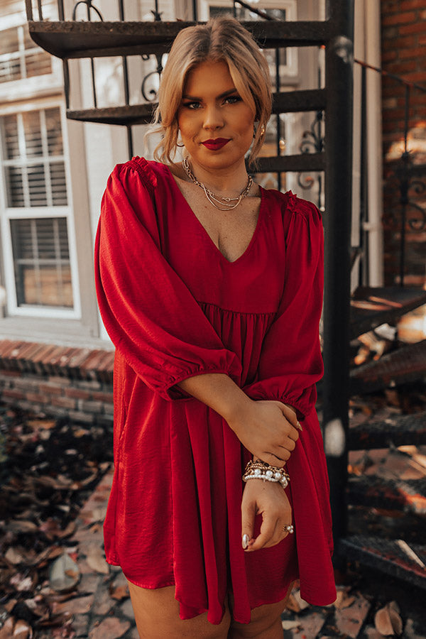 Small Town Romance Babydoll Dress Curves