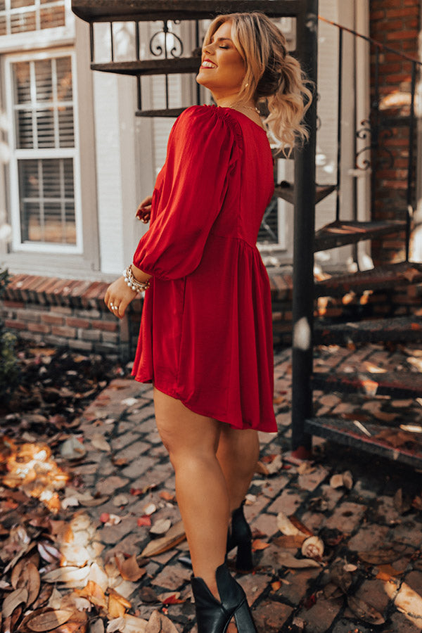 Small Town Romance Babydoll Dress Curves Image - 3
