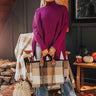 True Warmth Shift Sweater In Orchid Image - 1