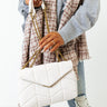Smooth Terrain Faux Leather Crossbody In Stone Image - 1