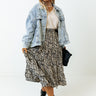 Over The Bridge Skirt In Black Curves Image - 1