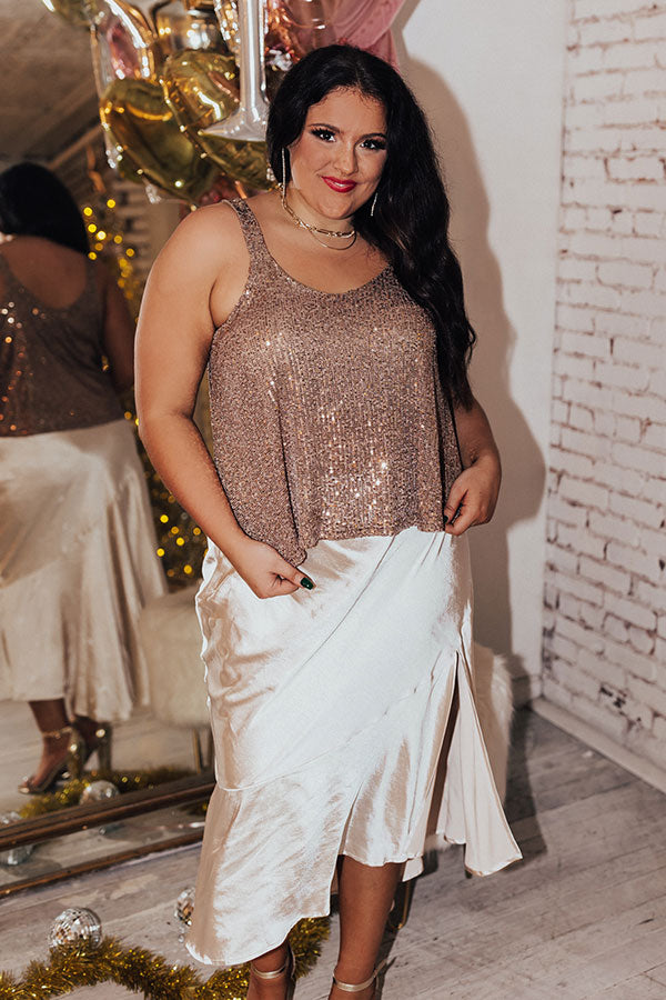 Down The Street Sequin Tank Curves Image - 4