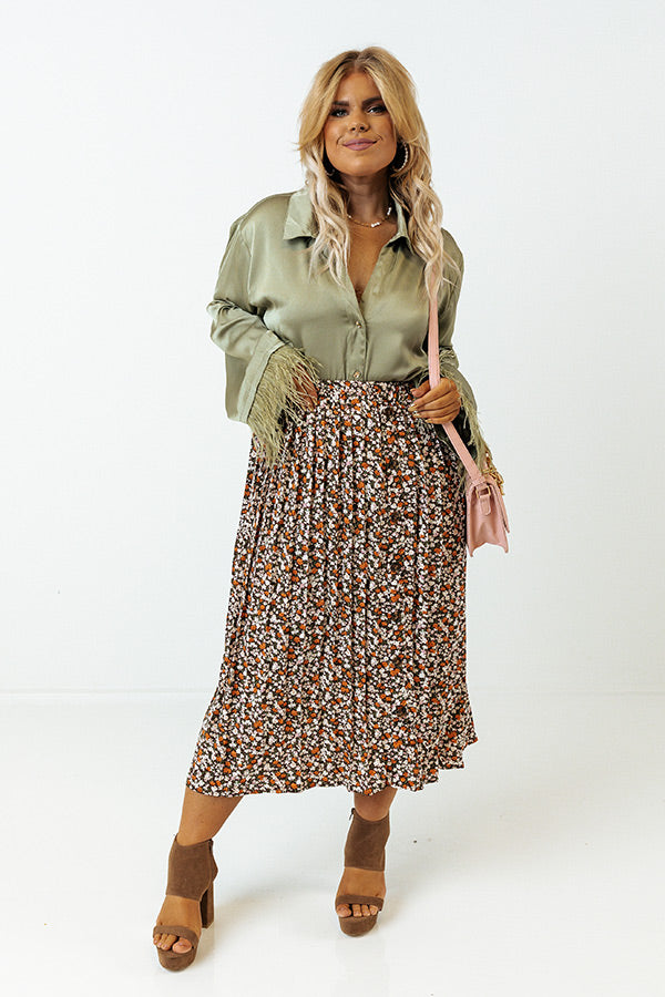 Seasonal Sweetness Floral Skirt Curves Image - 1
