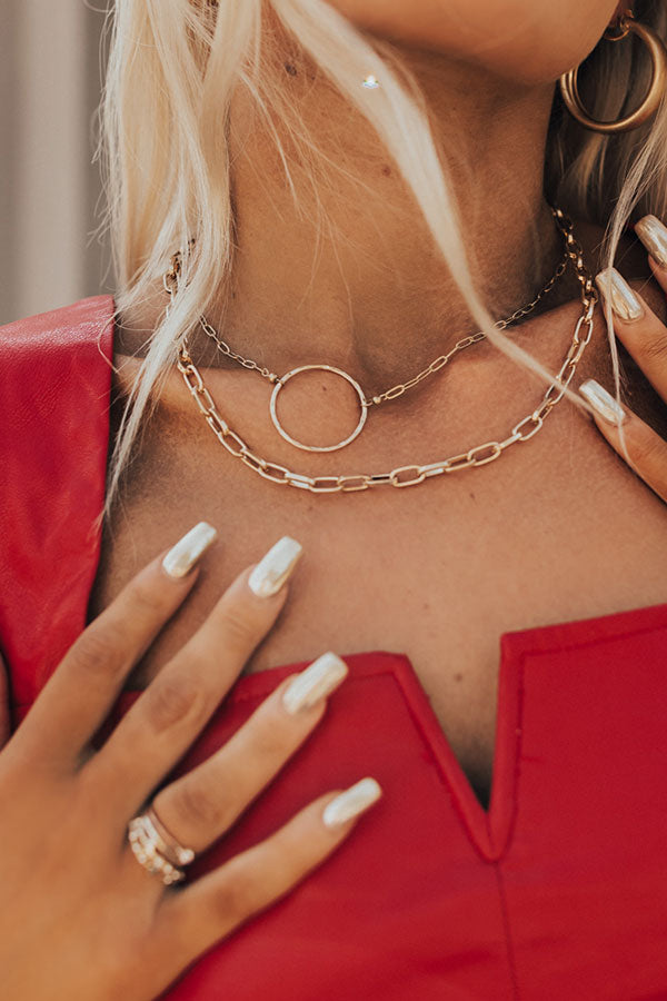 Cold Brew Babe Layered Necklace Image - 2