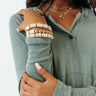 Speak Up Bracelet Set In Cream Image - 1
