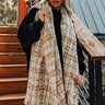 Cozy Cabin Vibes Scarf In Cream Image - 1