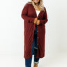 Making Memories Cardigan In Dark Rust Curves Image - 1