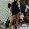 Changing Seasons Faux Leather High Waist Legging In Mocha Image - 1