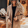 Out For A Drive Faux Fur Jacket In Mocha Image - 1
