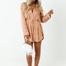 Smooth Terrain Romper In Peach Image - 1