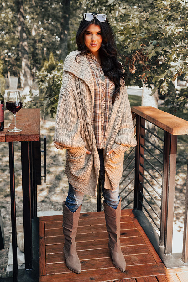 Positive Affirmations Knit Cardigan Image - 1