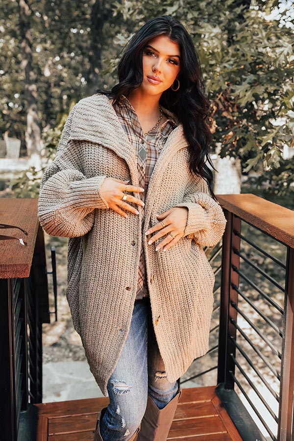 Positive Affirmations Knit Cardigan Image - 2