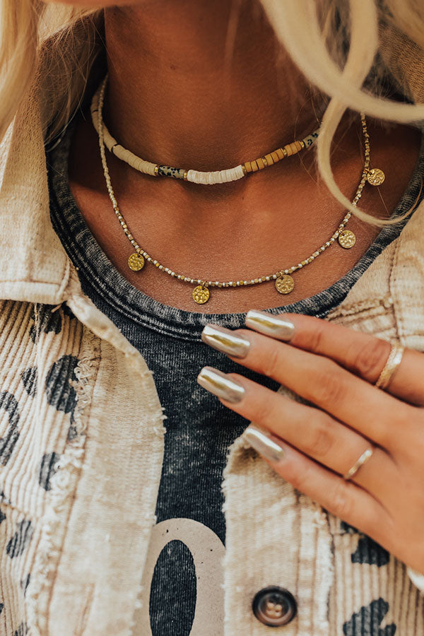 Weekend Coffee Run Layered Necklace Image - 2