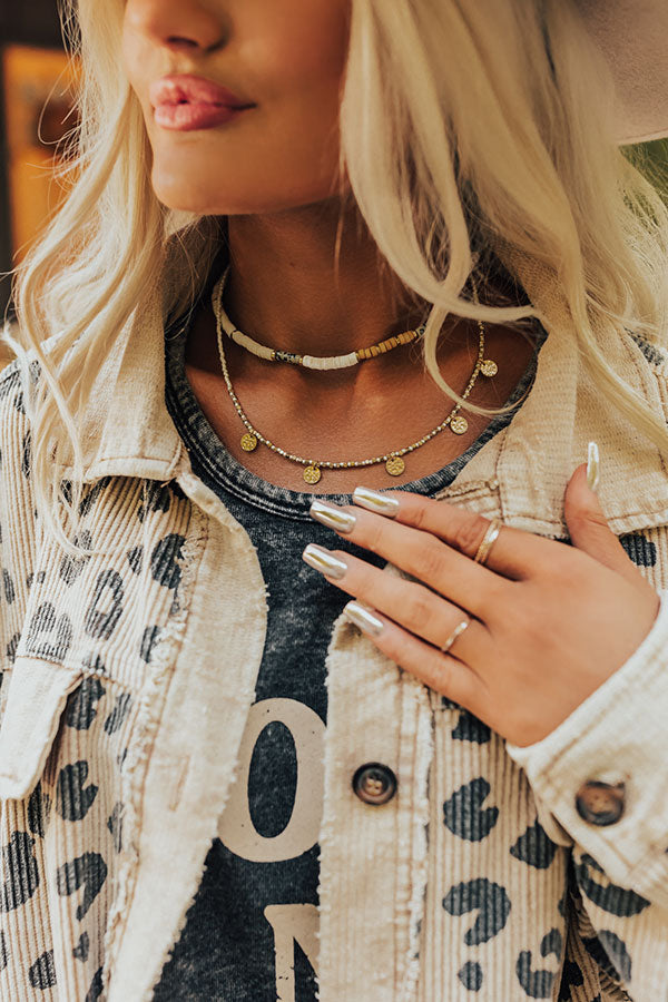 Weekend Coffee Run Layered Necklace Image - 1