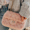 Forever Falling In Love Plush Purse In Blush Image - 1