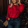 Charming Days Shift Top In Red Curves Image - 1