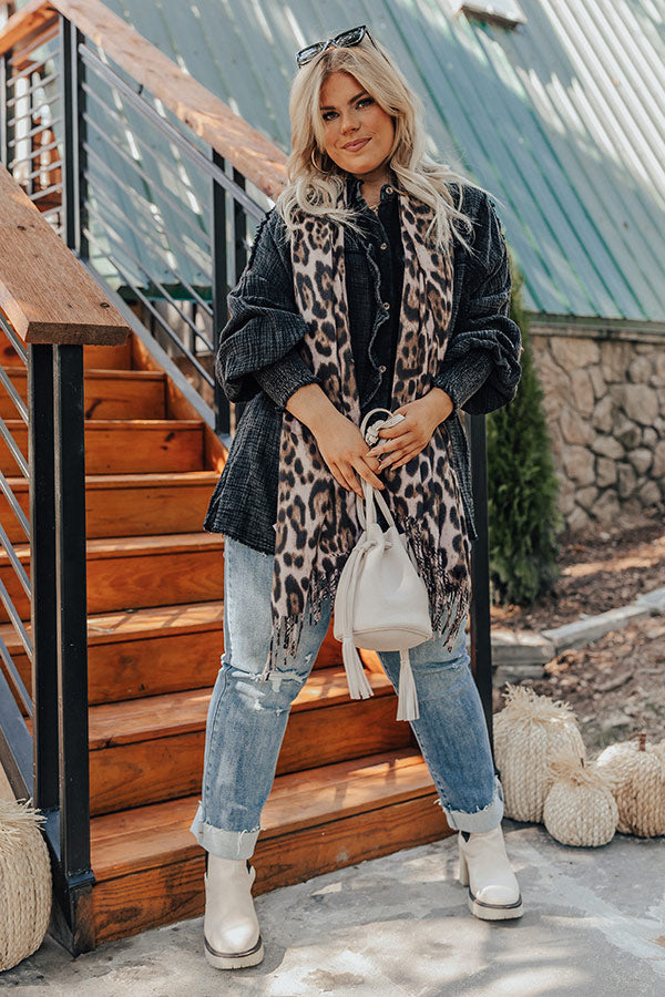 Autumn Brunch Button Up In Vintage Black Curves Image - 1