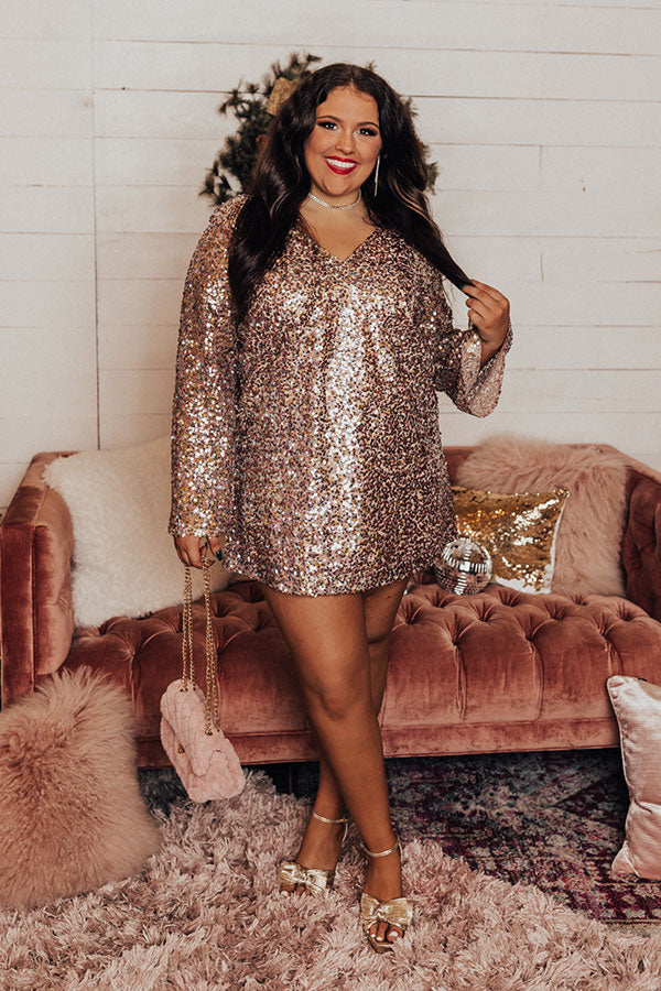 Stunning Days Sequin Dress Curves Image - 2
