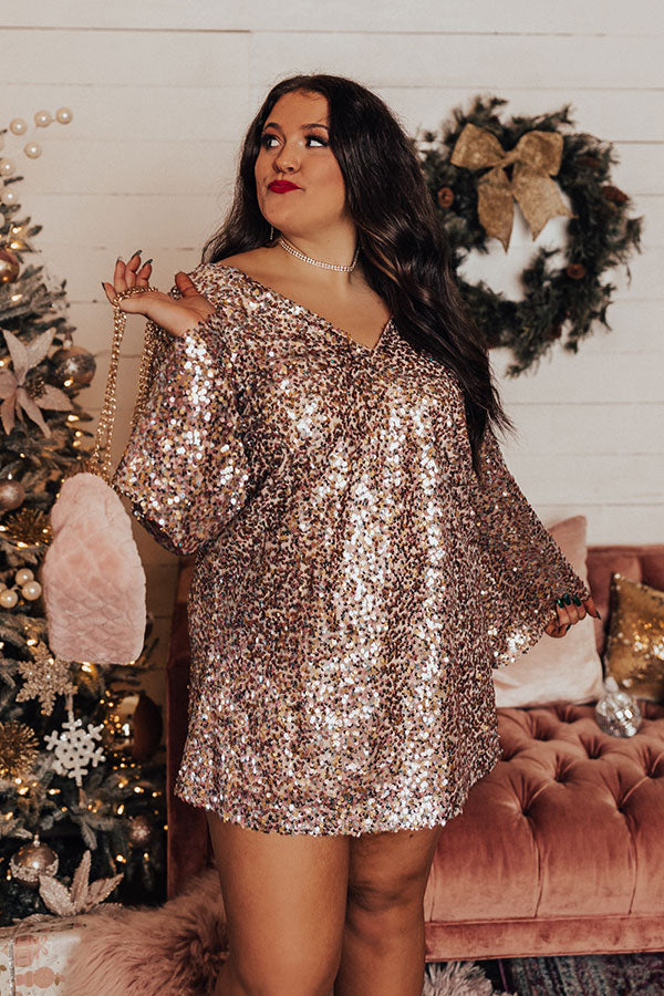 Stunning Days Sequin Dress Curves Image - 3