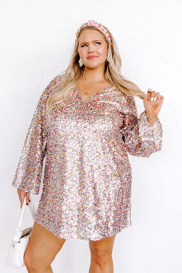 Stunning Days Sequin Dress Curves Image - 1
