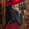Moves To Make Faux Leather Crossbody In Wine Image - 1