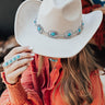 Driving North Faux Suede Cowboy Hat In Light Warm Taupe Image - 1