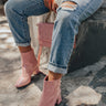 The Leena Patent Bootie In Pink Image - 1