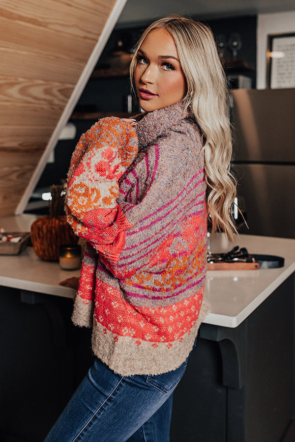 Autumn Brunch Knit Sweater in Heirloom Lilac Image - 2