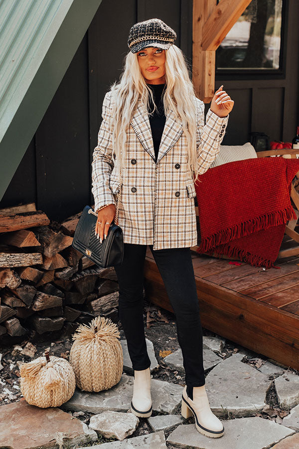 Showing Up Early Tweed Blazer Image - 1