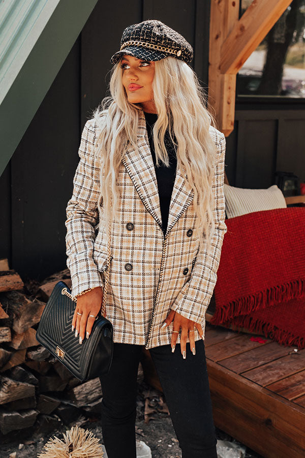 Showing Up Early Tweed Blazer Image - 2