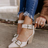 The Mira Faux Leather Heel Image - 1