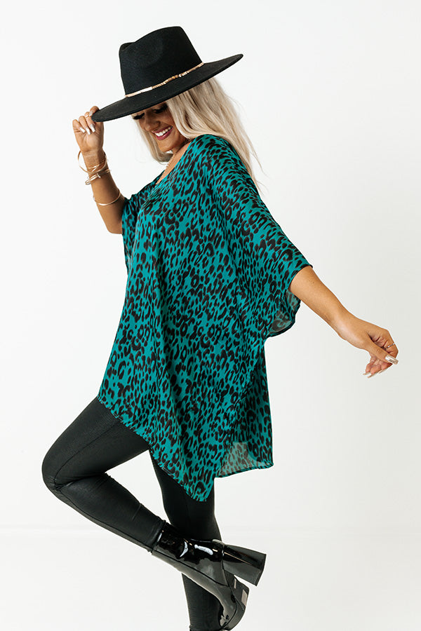 Spotted In Vail Leopard Tunic Image - 2