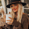 Autumn Sweetheart Knit Fedora In Black Image - 1