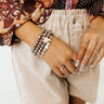 The Stack Me Pretty Bracelet Set In Taupe Image - 1