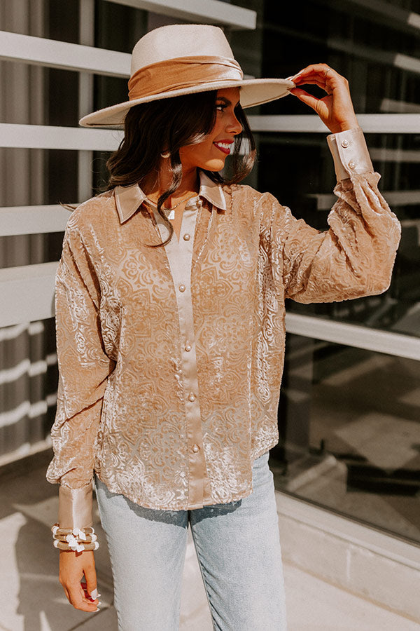 Showing Up Early Felt Fedora In Cream Image - 1