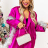 Take Over Satin Blazer Curves Image - 1