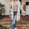 Layers Of Love Plaid Coat Image - 1