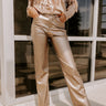The Kelly High Waist Faux Leather Pants Image - 1