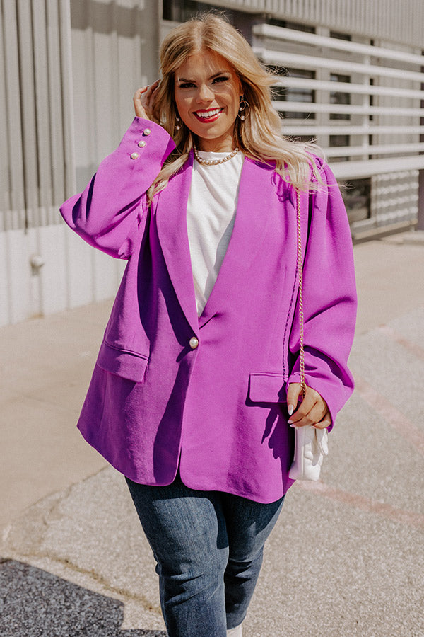 Latest Obsession Blazer Curves Image - 2