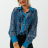 All Day Divine Velvet Burnout Top Image - 1