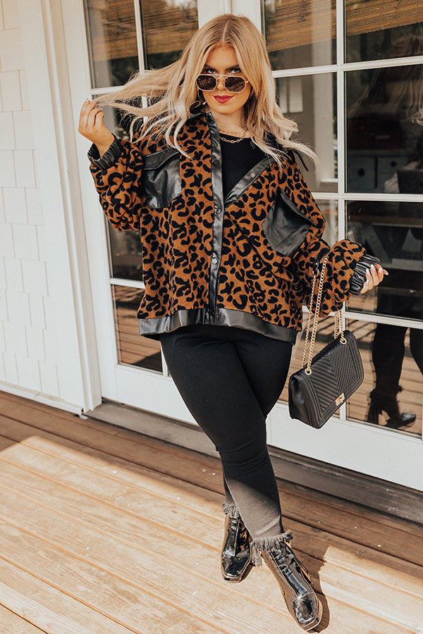 Incredibly Cozy Sherpa Jacket Curves Image - 1