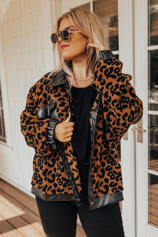 Incredibly Cozy Sherpa Jacket Curves Image - 2