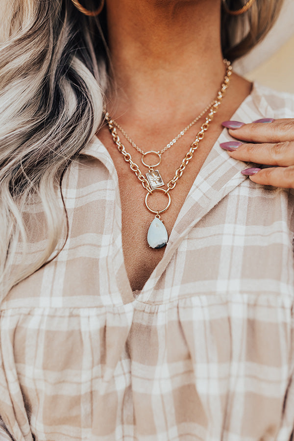 So In love Semi Precious Necklace Image - 2