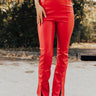 The Pip High Waist Faux Leather Pants Image - 1