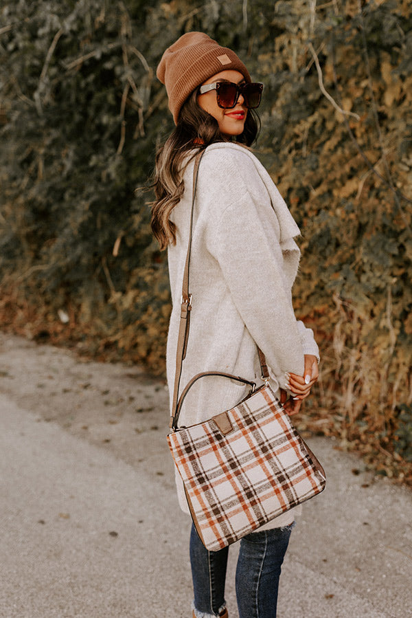 Aspen Trails Plaid Crossbody In Birch
