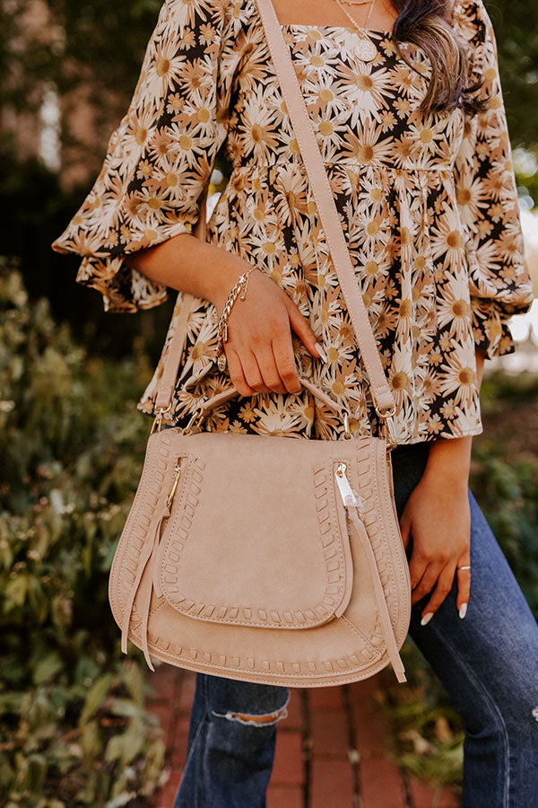 Windy City Crossbody In Iced Latte