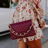 Autumn Elegance Crossbody In Merlot Image - 1