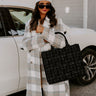 Best Season Of All Tweed Tote In Black Image - 1