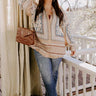 Dig Deep Down Button Up In Iced Latte Curves Image - 1